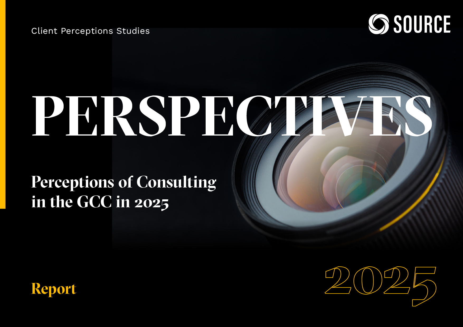 Report front cover - Perceptions of Consulting in the GCC in 2025