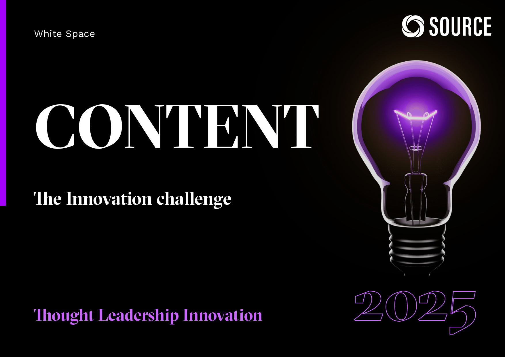 Report front cover - The Thought Leadership Innovation Report