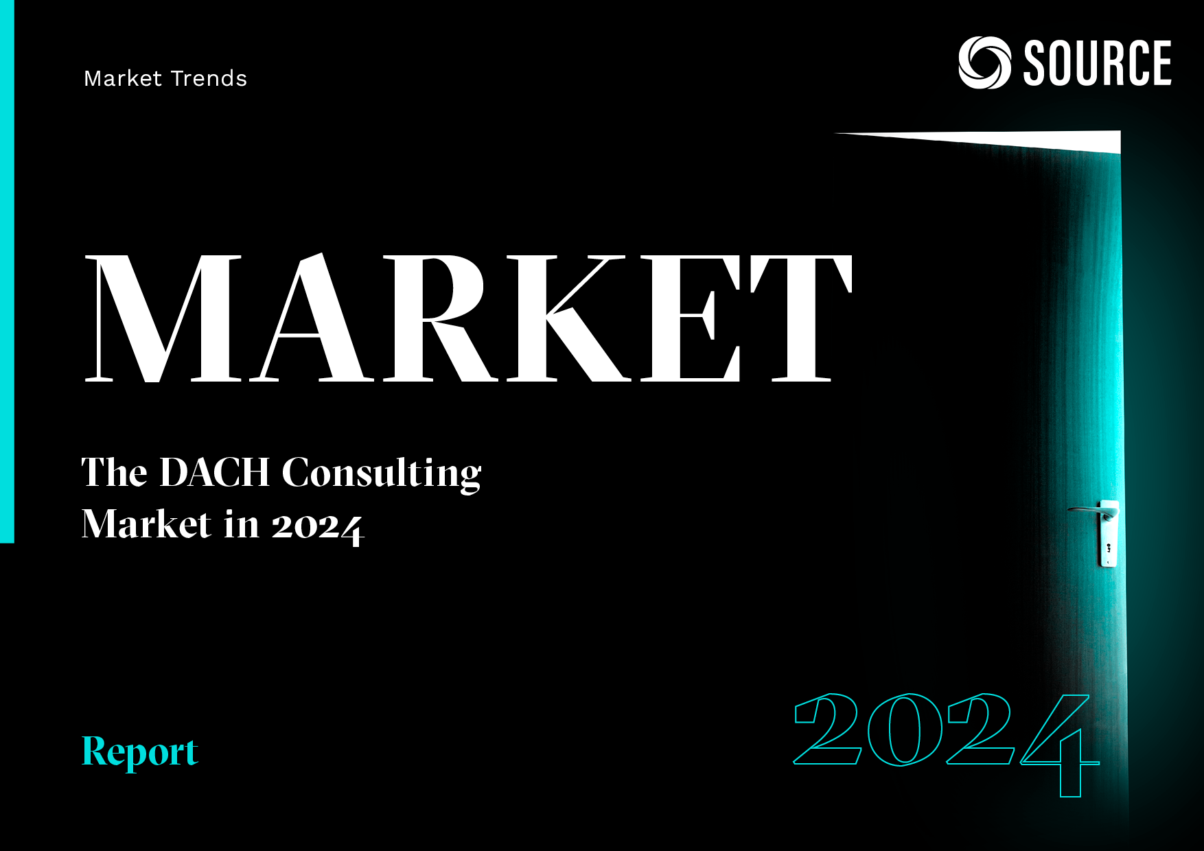 Report front cover - The DACH Consulting Market in 2024