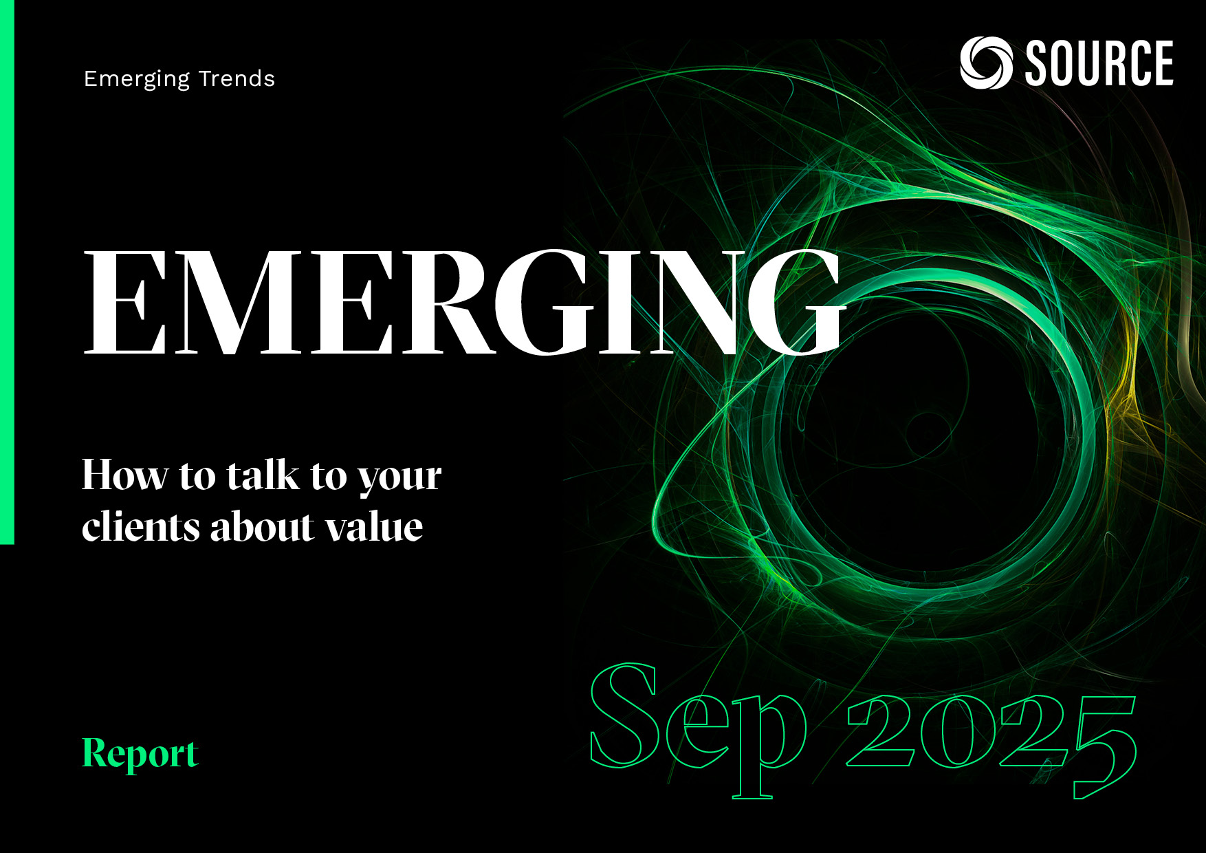 Report front cover - How to talk to your clients about value