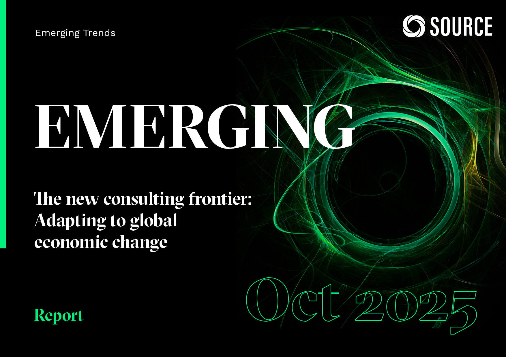 Report front cover - The new consulting frontier: Adapting to global economic change