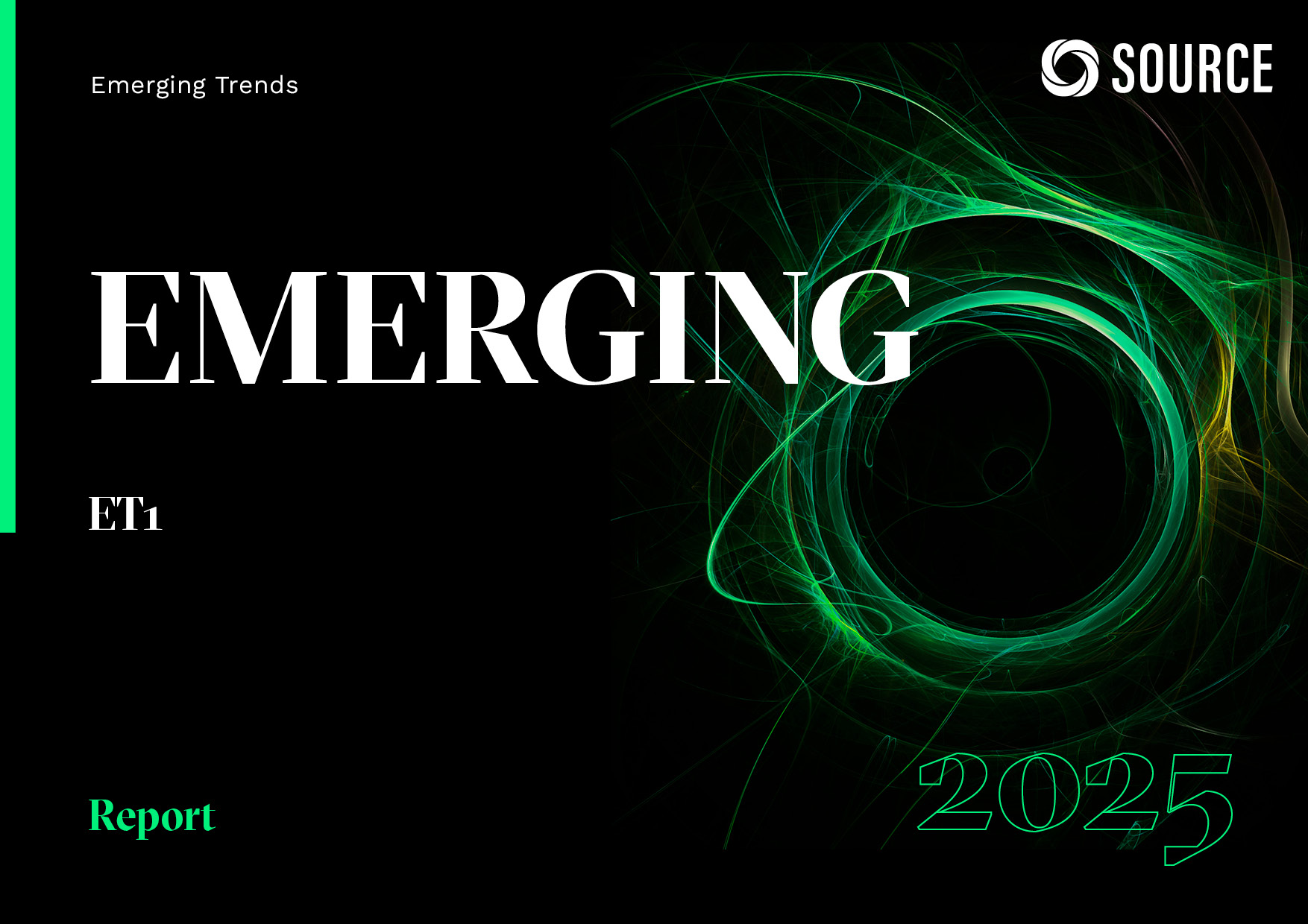 Report front cover - Emerging Trends 1