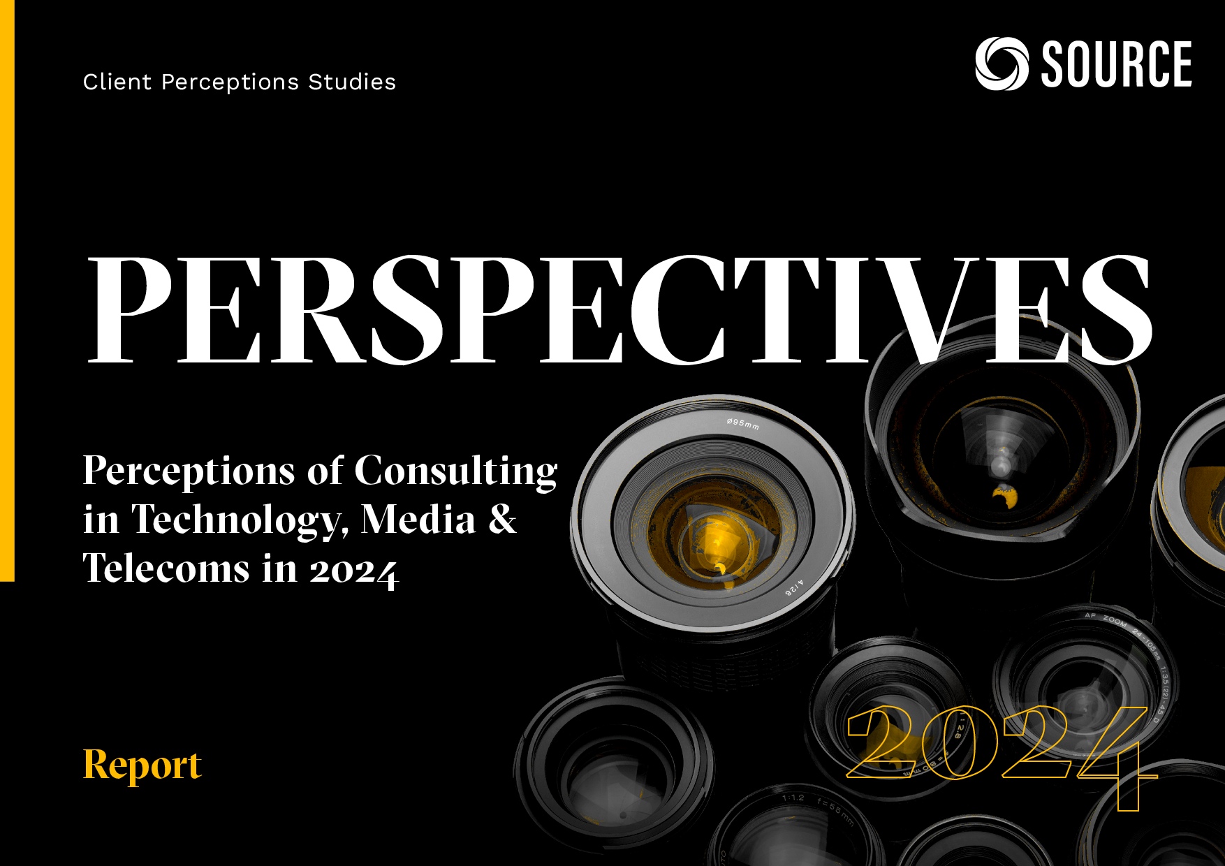 Report front cover - Perceptions of Consulting in Technology, Media and Telecoms in 2024