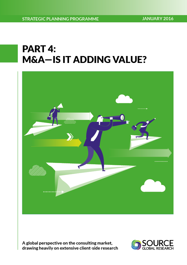 Report front cover - M&A: Is it adding value?