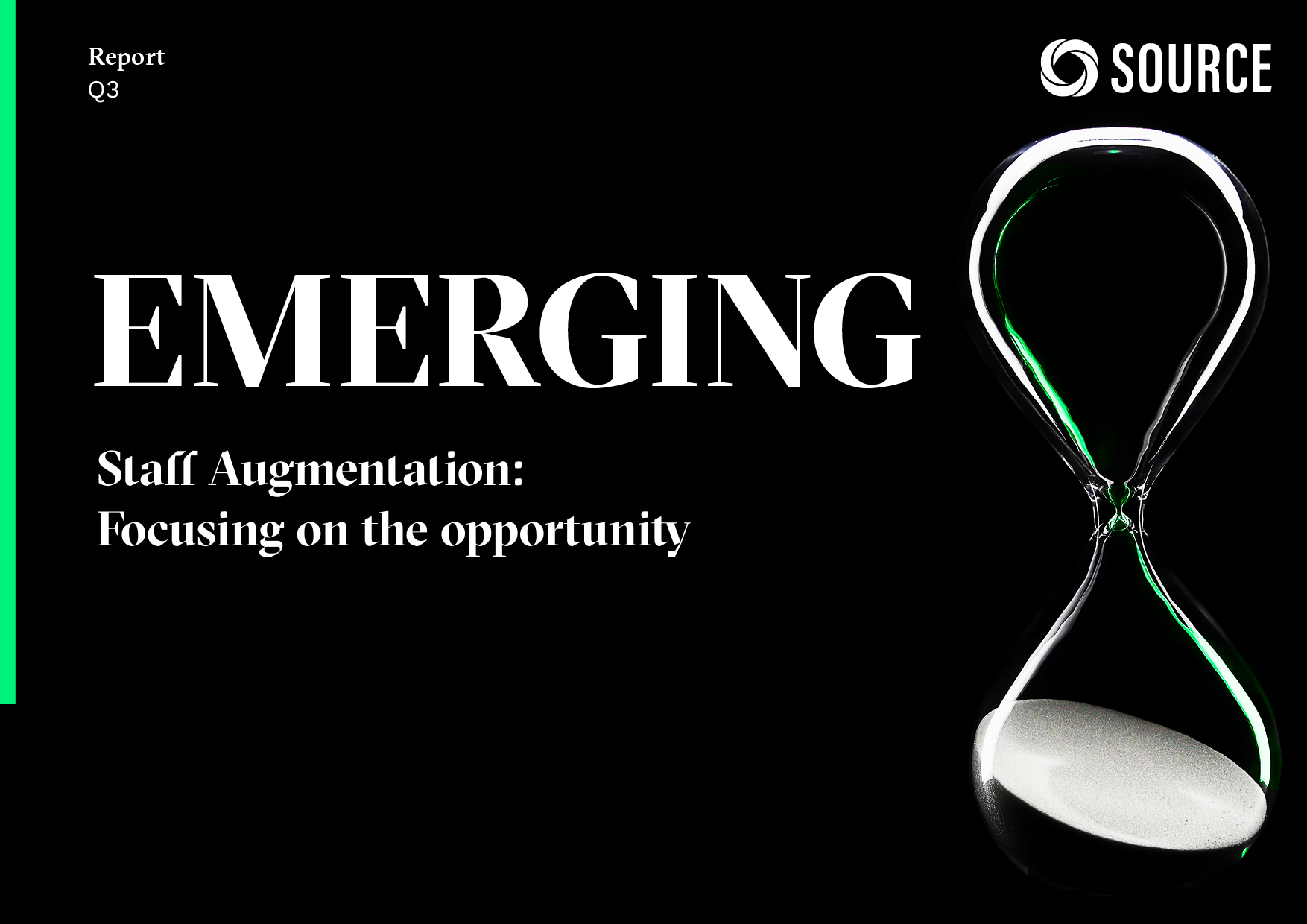 Report front cover - Staff Augmentation: Focusing on the Opportunity