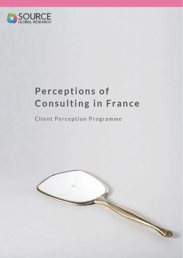 Report front cover - Perceptions of Consulting in France in 2019