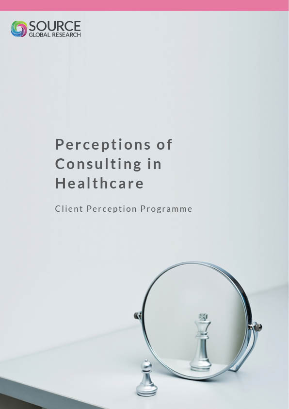 Report front cover - Perceptions of Consulting in Healthcare in 2019