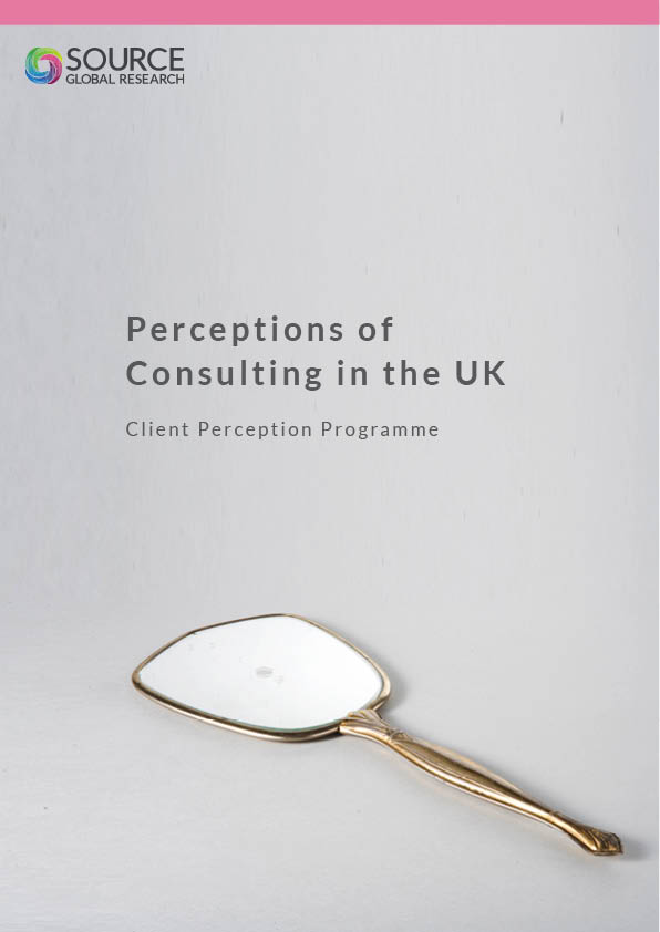 Report front cover - Perceptions of Consulting in the UK in 2019