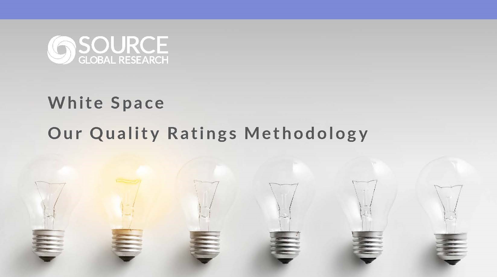 Report front cover - Quality Ratings Methodology for 2020